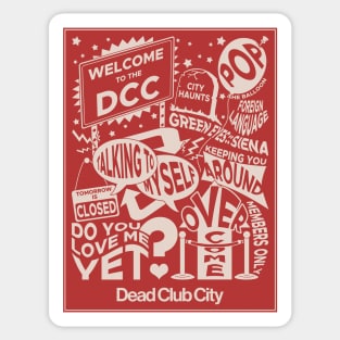 Dead Club City Poster (Tracklist) - Nothing But Thieves Sticker